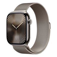 Умные часы Apple Watch Series 10 42 мм, Titanium Case GPS+Cellular, Milanese Loop, Natural (натуральный)
